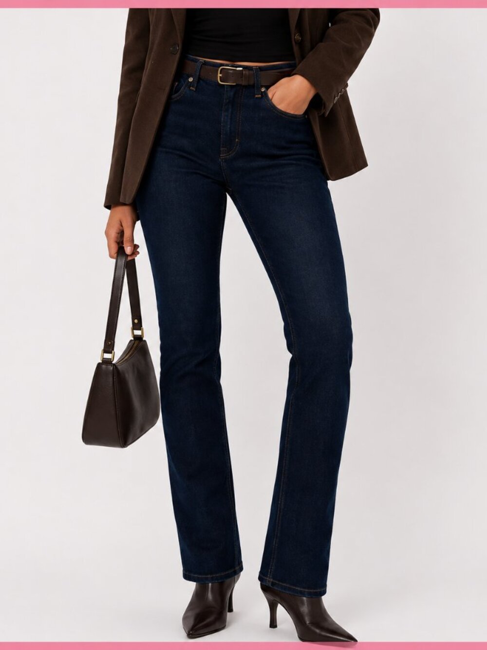 Women's Free People Dark Blue High Rise Jeans Size 30
